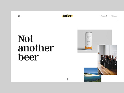 Pafler Brewery Web beer brand design ui ux webdesign website