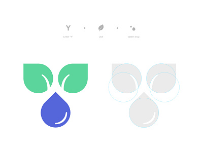 Water Drops Logo branding design icon logo logo design branding logodesign mark proposal symbol