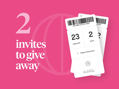 2 Dribbble Invites designers dribbble dribbble invitation dribbble invites giveaway invitation invites invites giveaway