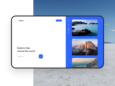 Tripme website trip ui uidesign uiux uiuxdesign vacation web web design