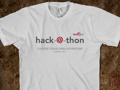 hack-@-thon t-shirt design - front avenir hack @ thon t shirt