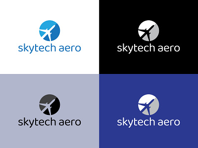 Skytech Aero branding company branding company logo design hand drawn illustrator logo sketch skytechaero vector