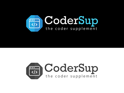 coderSup Logo iconlogo ideas illustrator simple logo ui ux vector xd