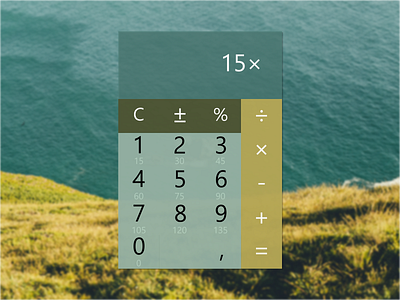 Calculator predict mod calculator dailyui ui zen