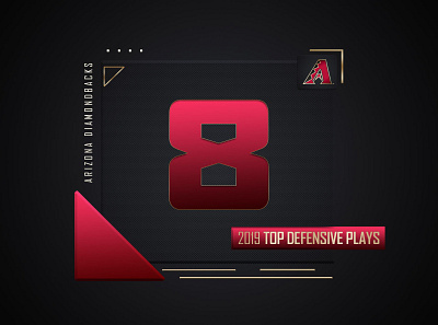Arizona Diamondbacks - Top 10 graphic design mlb motion graphics social graphics sports design