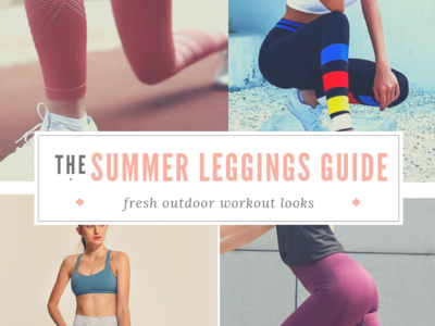 Fresh Summer Leggings Looks branding canva graphic design marketing campaign pin design