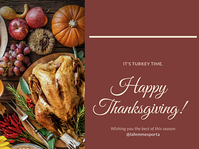 Thanksgiving branding canva graphic design