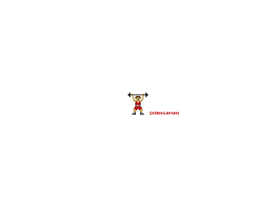 Shtangaman art man pixel pixel art weightlifter