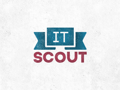 IT Scout it logo monitor ribbon scout