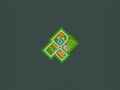 Pixel_City art city illustration map pixel village