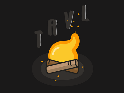 Camping fire camping fire icon illustration travel