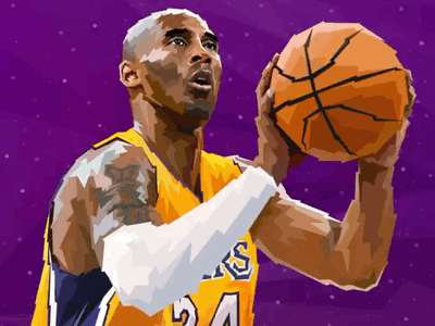 Kobe Forever ♾💜💛🏀 adobeillustrator aftereffects animation basketball design hoops illustrate illustration kobe kobebryant legend nba ripkobe ripkobeandgigi thankyoukobe vector vectorillustration