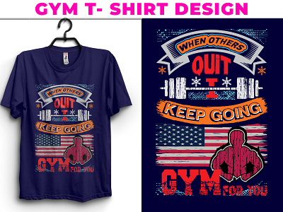 GYM t shirt design art branding colorful design colorful t shirt design gym gym t shirt gym tshirt gymnastics modern design modern t shirt t shirt t shirt design type typography vector