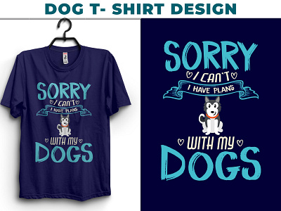 Dog t shirt design