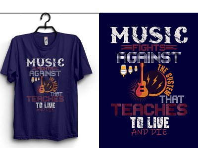 music t-shirt design