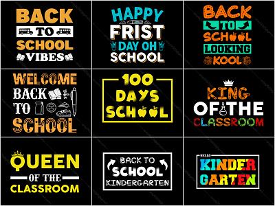 Back to school t-shirt design bundle 2 back to school back to school t shirt branding design fashion graphic design graphic designer school t shirt shirt design t shirt t shirt design t shirt designer tee tees tshirt design typography typography t shirt vector