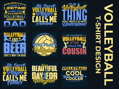 Volleyball t-shirt design bundle branding design design bundle illustration minimal t shirt t shirt design t shirt design bundle tshirt design typography vector volleyball volleyball design volleyball player volleyball t shirt volleyball t shirt design