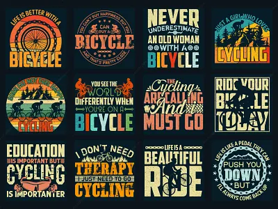 Cycling t-shirt design bundle amazon t shirt bicycle bicycle t shirt bicycling clothing design cycling club cycling rider t shirt cycling t shirt design design graphic design new t shirt design t shirt t shirt design t shirt design bundle t shirt designer tshirt tshirt design typography vector