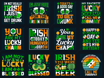 St patrick's day t-shirt design bundle branding bundle design clothing design design graphic design irish new tshirt patricks day t shirt st patricks day st patricks day t shirt t shirt t shirt design t shirt design bundle tshirt design tshirt logo typography typography t shirt vector