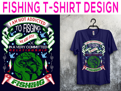 Fishing t-shirt design