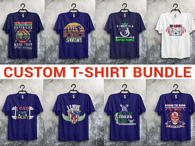 Custom t-shirt design bundle