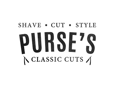 Barbers Logo barber barbershop black bold clean hair inspiration logo rustic simple style vintage