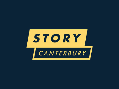 Story Canterbury 2 futura geometric logo neon square