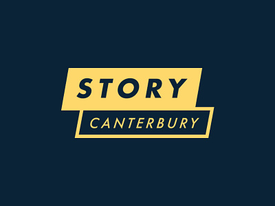 Story Canterbury 2 futura geometric logo neon square