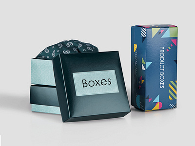 Product Boxes | Product Packaging | Custom Product Packaging 3d logo branding design graphic design identity illustration illustrator logo minimal ui
