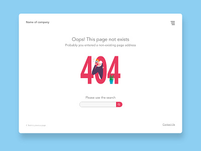 Design 404 page 404 404 error 404 page account app branding clean dailyui dailyuichallenge design flat icon interface ios minimal typography ui ux web website