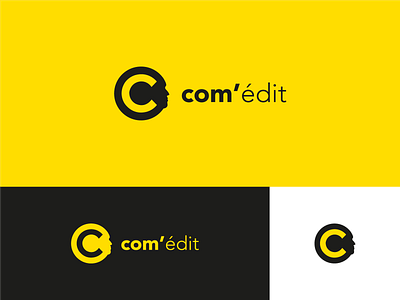 Com'édit brand design branding branding concept design illustrator logo logo design logodesign vector