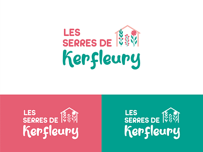 Les serres de Kerfleury art brand design branding branding concept color color palette design draw dribbble dribbble best shot dribbbler dribble illustrator logo logo design logodesign typography vector