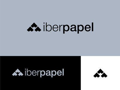 Iberpapel brand brand design brand identity branding branding concept branding design design dribbble dribble illustrator logo logo design logodesign logos logotype paper print typography vector
