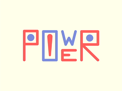 Power art brand design branding branding concept design draw dribbble dribbble best shot dribbbler dribble font font design illustrator logo logo design logodesign type typeface typography vector