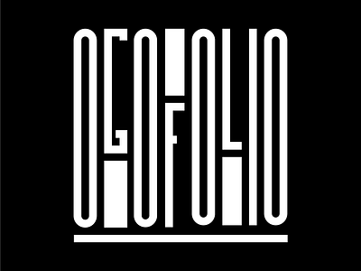 Ogofolio art brand design branding branding concept design draw dribbble dribbble best shot dribbbler dribble font font design illustrator logo logo design logodesign type typeface typography vector