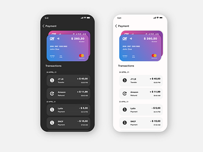 Design of a payment page #DailyUI 002 animation app branding concept dayliui design flat icon illustration logo minimal mobile app mobile ui typography ui ux vector web webdesign website