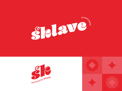 Sklave brand brand identity branding color color palete design dribbble dribbble best shot dribbbler graphic design illustrator logo original red trend typography vector white