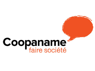 Coopaname logo brand identity logo