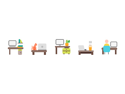 work home home office icon vector