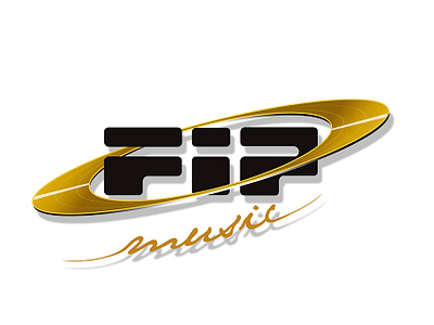 Fip Music agency artist brand branding cd compact disc company digital art fip france illustrator international logo logotype marketing music music industry promotion vecto vector