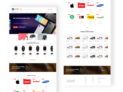 ecommerce landing page UI branding design ecommerce landing page ui website ui