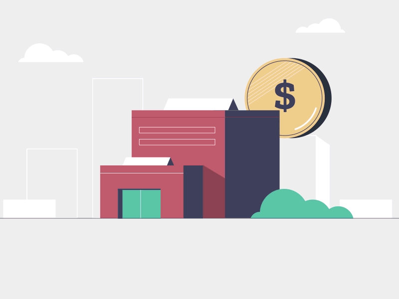 Money and store animation