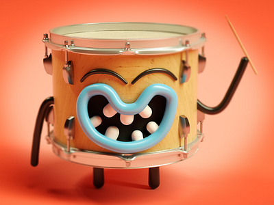 Monigote Vol. I characterdesign cinema 4d drum octane render