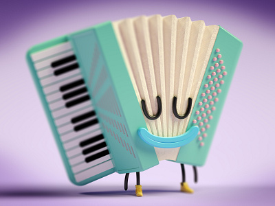 Monigote Vol. II 3d 3d art accordion characterdesign cinema 4d digitalart illustration ilustration octane render