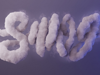 Smog 3d 3d art cinema 4d digitalart illustration lettering redshift render smog typogaphy