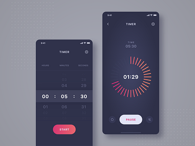 Daily UI challenge 014 ▷ Countdown Timer app appdesign countdown timer dailyui dailyui014 dailyuichallenge timer ui uidesign ux web webdesign xd