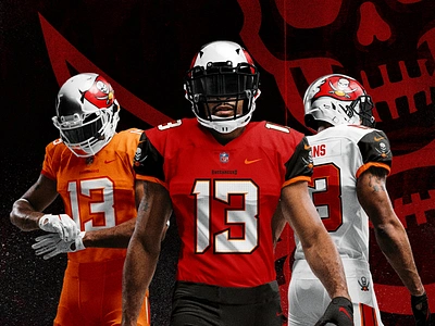 Tampa Bay Buccaneers Redesign buccaneers design football nike redesign sports uniform