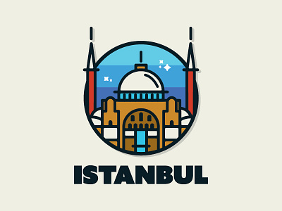 Day 08 - Wild Card / Geography building istanbul line logo logo challenge travel turkey