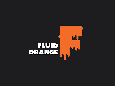 Day 18 - Wild Card agency bold f logo logo challenge mark melting orange