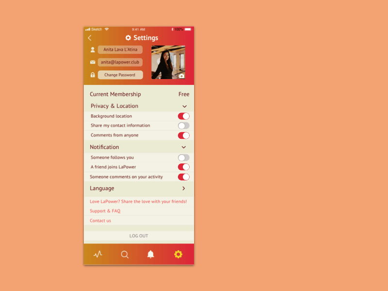 Daily UI 010: Social Share 100 day challenge active animation app dailyui design social app socialshare ui ux